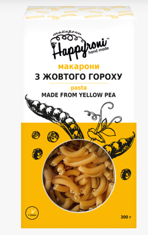 Завитки з жовтого гороху, 300 г 000322 фото