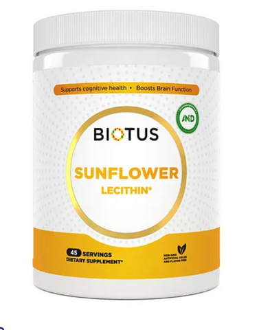 Лецитин соняшниковий, Lecithin Sunflower, Biotus, 454 г 10010 фото