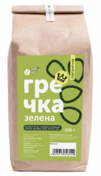 Гречка зелена преміум 600 г НФ-00000035 фото