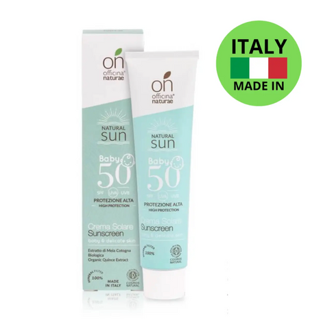Дитячий сонцезахисний крем-флюїд SPF 50 в алюмінієвій тубі 75 мл "Officina Naturae" НФ-00000167 фото