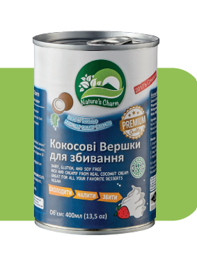 кокосові вершки 400 мл НФ-00000045 фото